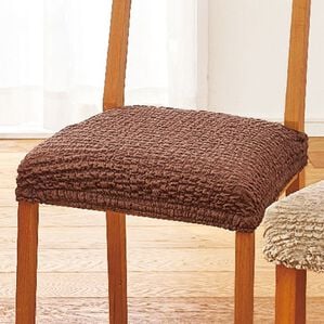 「抗菌防臭タテヨコ伸縮チェアカバー２枚組（ソファーカバー）」｜チョコ