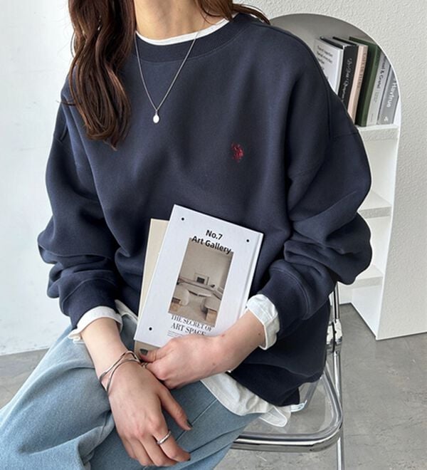 GeeRA（ジーラ）の「【U.S. POLO ASSN.】表ピーチ裏起毛スウェット（トレーナー・スウェット）」｜詳細画像