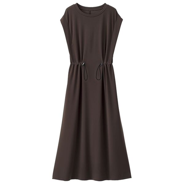 BELLUNA（ベルーナ）の「＜日本製＞防シワ機能ドロストワンピース（カットソーワンピース）」｜詳細画像