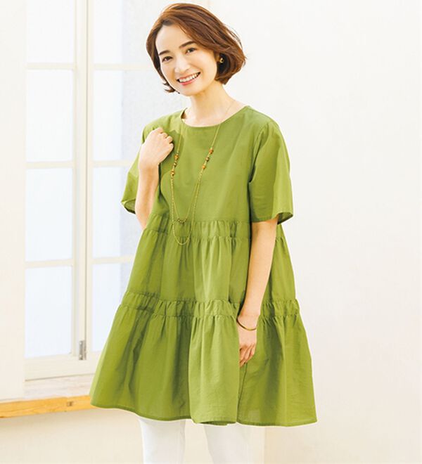 ルフラン（ルフラン）の「【３色組】ふんわりティアードブラウス（ブラウス）」｜詳細画像