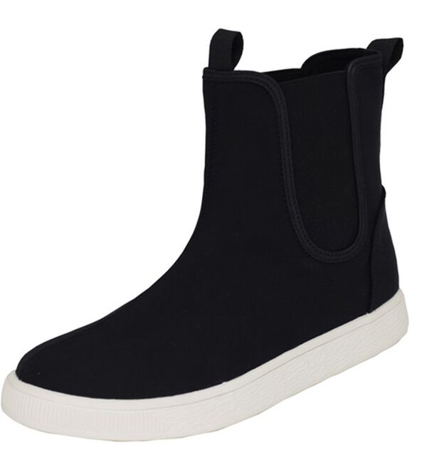 BELLUNA（ベルーナ）の「水たまりに入りたくなる大人レインシューズ＜べるーにゃ・ふなっしー＞（レインシューズ）」｜ブラック無地