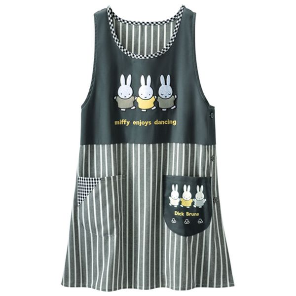 LAVIENNE（ラヴィエンヌ）の「【２枚組】ミッフィーエプロン（エプロン）」｜詳細画像