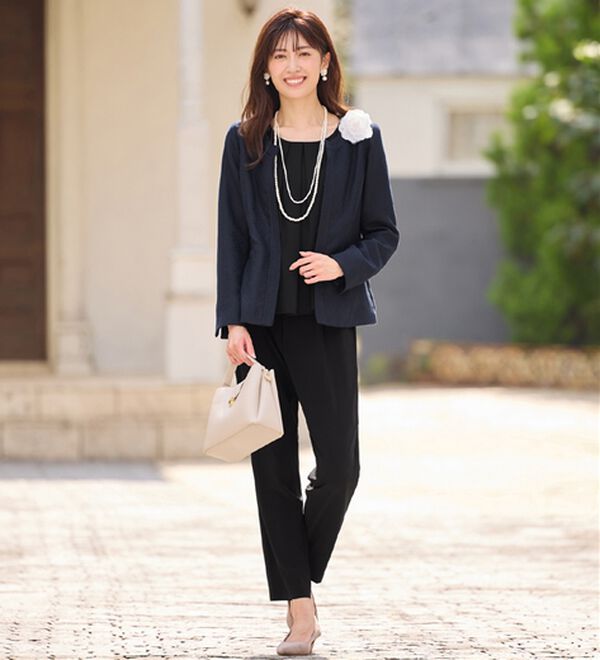 入学式.卒業式パンツスーツ アロッタ Alotta 【4点セット】入学式卒業式に！ママに嬉しい洗える