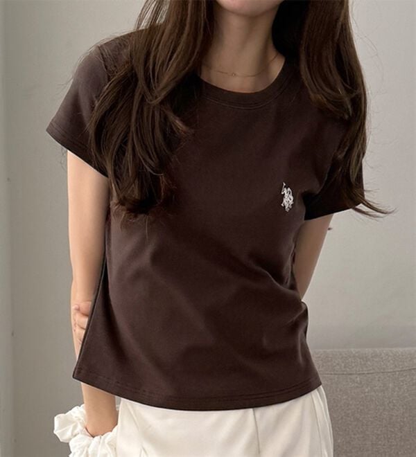 GeeRA（ジーラ）の「【ＵＳ．ＰＯＬＯ．ＡＳＳＮ】汗染み防止ミニＴシャツ（Tシャツ）」｜詳細画像