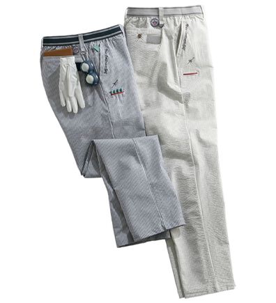 「＜トランスコンチネンツゴルフ＞３Ｄスイングフィットゴルフパンツ（メンズフルレングスパンツ）」