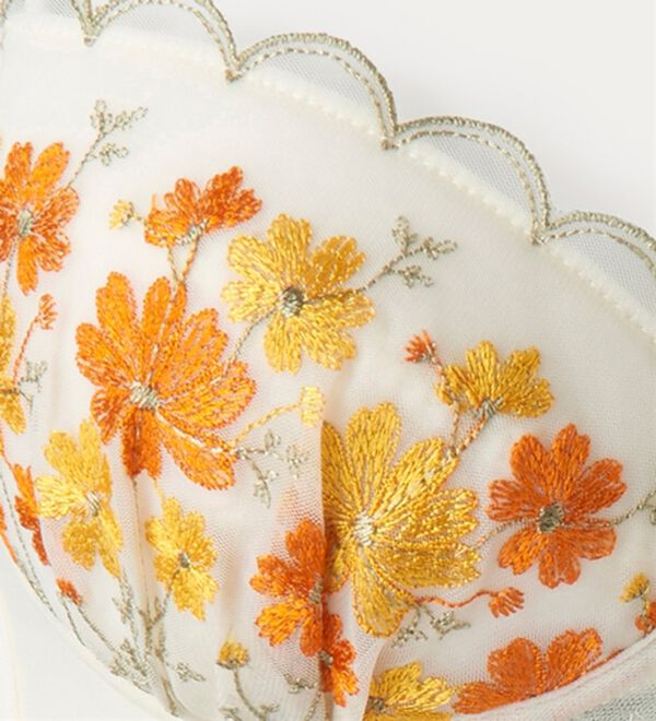 YU'NOW（ユナウ）の「ぷるるん谷間のノンワイヤーブラ＆ショーツ（ブラジャー＆ショーツセット）」｜詳細画像