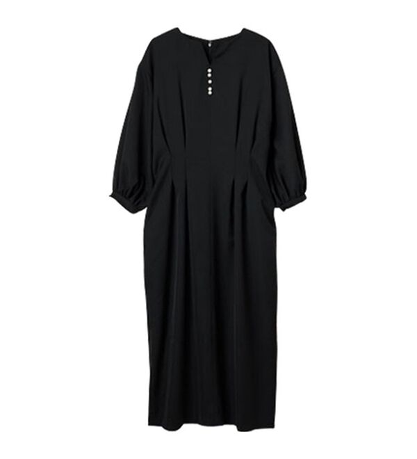 RANAN（ラナン）の「パール調タックワンピース（その他ワンピース）」｜詳細画像