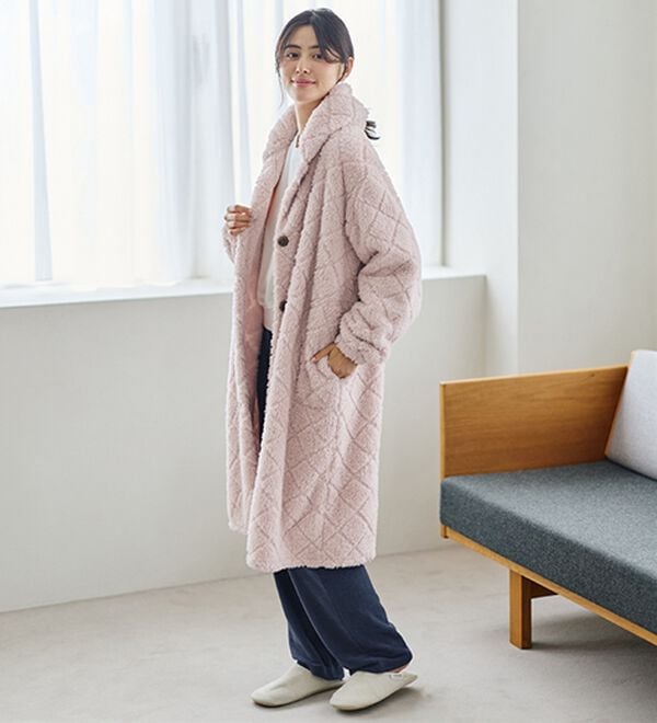 LAVIENNE（ラヴィエンヌ）の「肌側綿１００％あったかフリースボトム（その他パンツ）」｜詳細画像