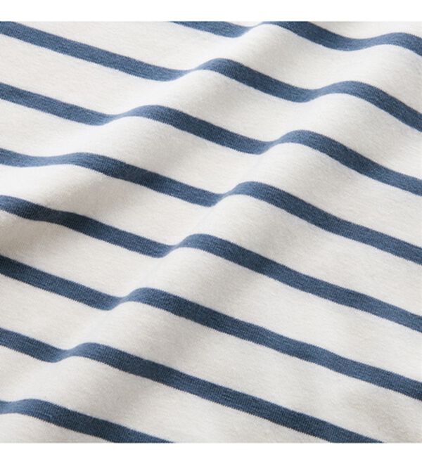 GeeRA（ジーラ）の「袖スリットボーダーカットソー（カットソー）」｜詳細画像