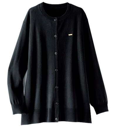 BELLUNA（ベルーナ）の「軽やか綿混！クルーネックカーディガン（ニットカーディガン）」