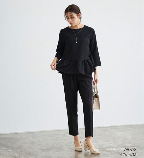 Pierrot（ピエロ）の「【選べる丈】大人のフリルセットアップ（セットアップ）」｜詳細画像