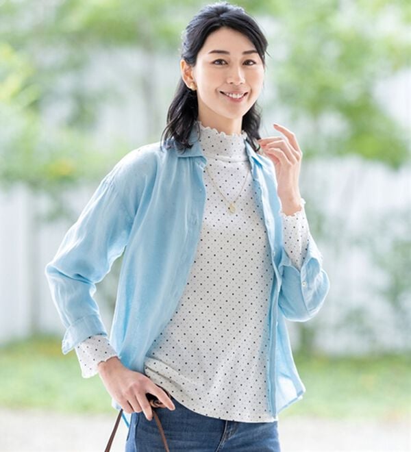 ルフラン（ルフラン）の「【ｋｉｒａｍｅｋ】着るだけＵＶコットンガーゼ（カットソー）」｜詳細画像