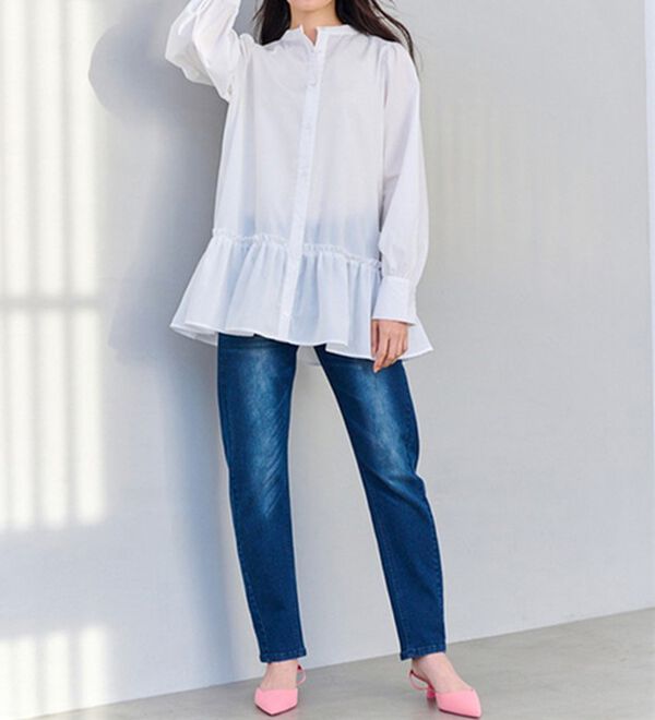 RANAN（ラナン）の「機能付！前後２ＷＡＹティアードシャツチュニック（チュニック）」｜詳細画像