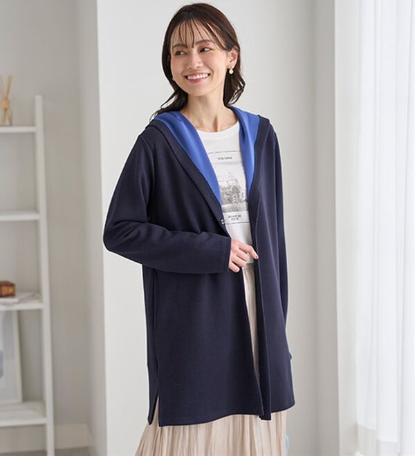 BELLUNA（ベルーナ）の「なめらかテンセル（ＴＭ）繊維混配色コーディガン（その他カーディガン）」｜詳細画像