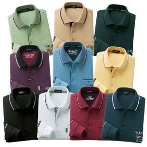 「選べるブランド長袖ポロシャツ（メンズポロシャツ）」｜詳細画像