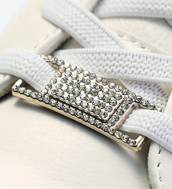 ルフラン（ルフラン）の「＜ラシーナリュクス＞ビジュー付パイソン切替レザースニーカー（スニーカー）」｜詳細画像