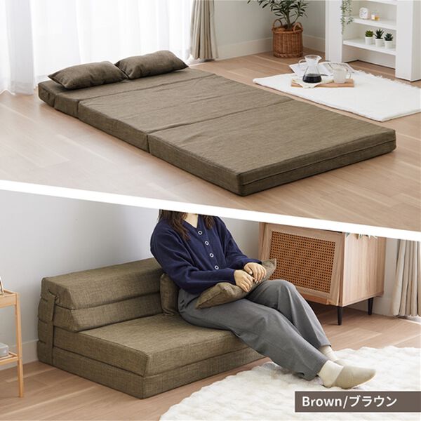 iellio（イエリオ）の「３通りに使えるマットレス＜ソファ・マットレス・背もたれ付マットレス＞（マットレス）」｜詳細画像