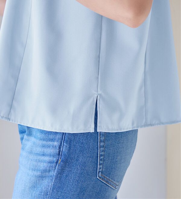 alotta（アロッタ）の「ピンタックフレアー袖ブラウス（ブラウス）」｜詳細画像