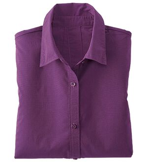 BELLUNA（ベルーナ）の「＜ＳＯＬＯＴＥＸ（Ｒ）＞ストレッチビッグシャツ（シャツ）」｜ワイン