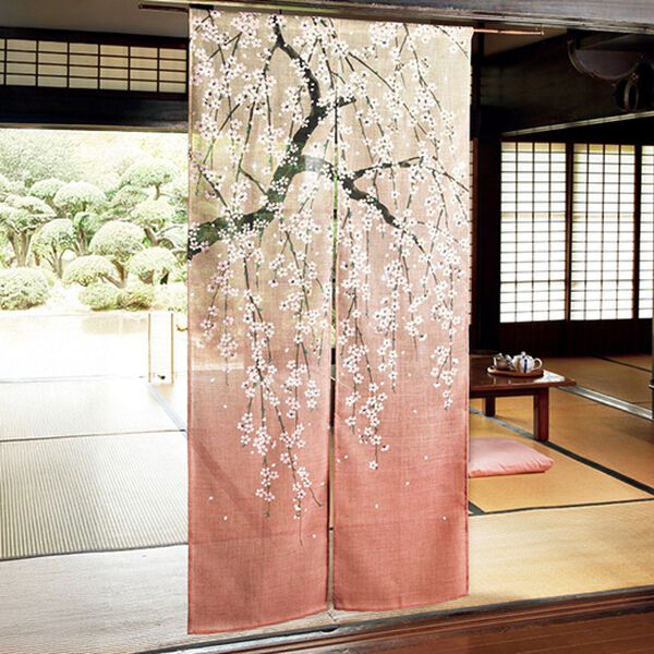 「風水春の開運暖簾（のれん・間仕切り・カーテン関連品）」｜詳細画像
