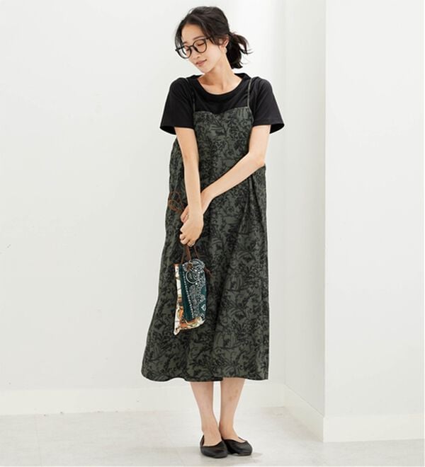 BELLUNA（ベルーナ）の「迷わず決まる！キャミワンピースセット（その他ワンピース）」｜詳細画像