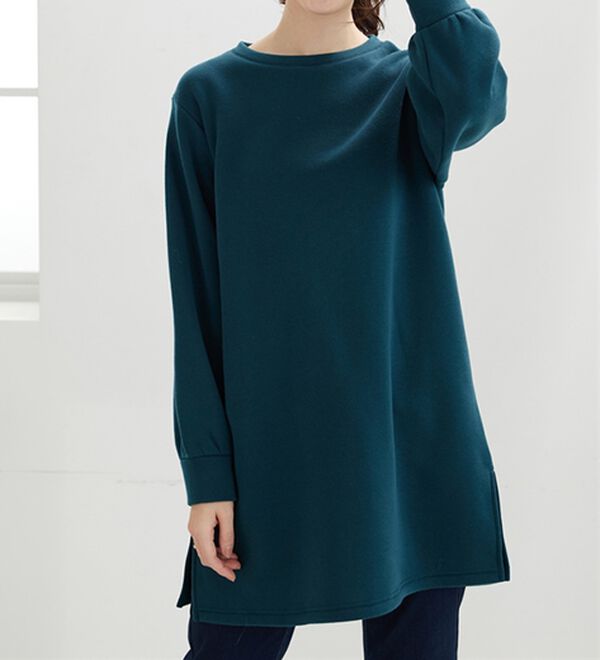 BELLUNA（ベルーナ）の「ふんわり素材軽ぽかチュニックワンピ―ス（チュニックワンピース）」｜詳細画像