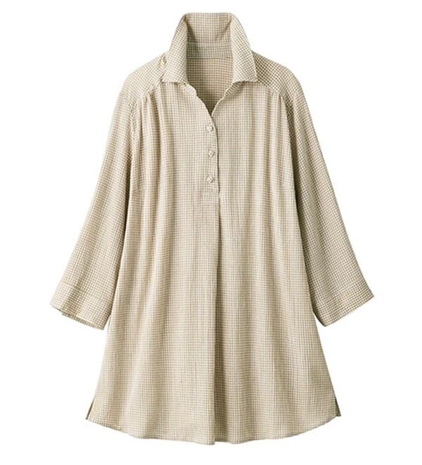 ルフラン（ルフラン）の「さらっと涼やかブラウス（ブラウス）」｜ギンガム