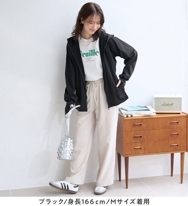 Viola e Viola（ヴィオラ エ ヴィオラ）の「＜水陸両用＞紫外線カット！万能パーカー（パーカー）」｜詳細画像