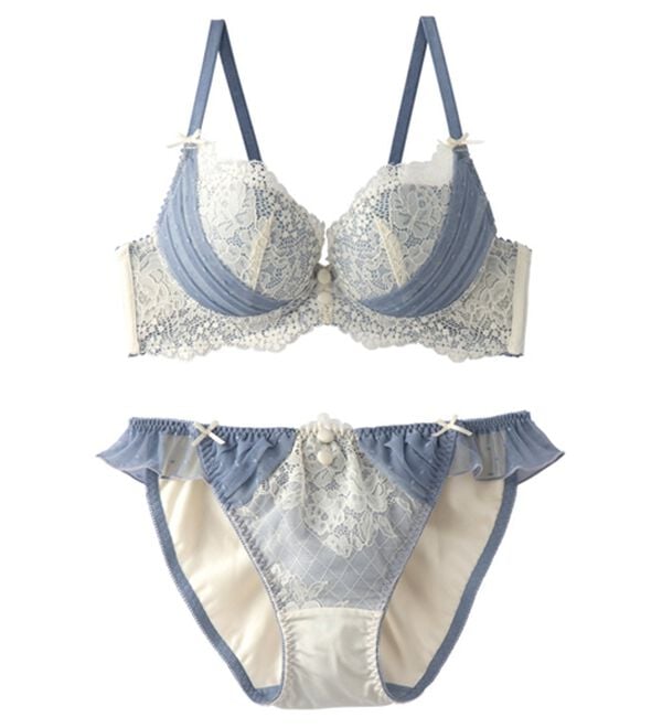 YU'NOW（ユナウ）の「まる胸メイクのちゅるんブラ＆ショーツ（ブラジャー＆ショーツセット）」｜詳細画像