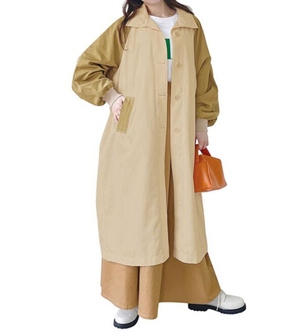 RANAN（ラナン）の「はっ水！タックスカート（ロングスカート）」｜詳細画像