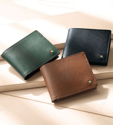 「＜アーノルド　パーマー＞サフィアーノレザー財布（メンズ財布・パスケース）」