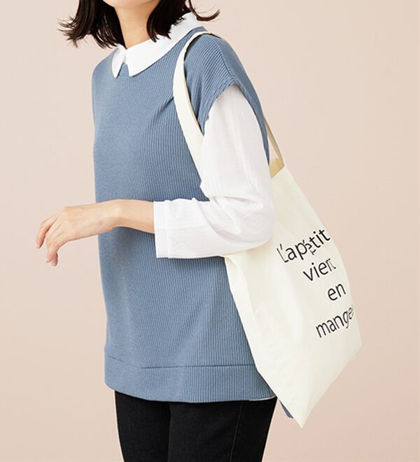 BELLUNA（ベルーナ）の「ロゴプリントトートバッグ（その他バッグ）」｜詳細画像