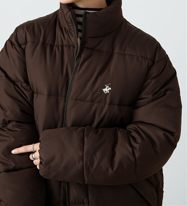 Viola e Viola（ヴィオラ エ ヴィオラ）の「【ビバリーヒルズポロクラブ】男女兼用フェイクダウンコート（ハーフコート）」｜詳細画像