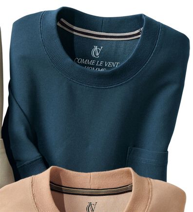 「＜コムルヴァン・オム＞大人のワッフルＴトレーナー（メンズＴシャツ）」