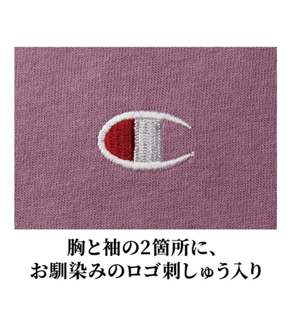 「＜チャンピオン＞綿１００％リラックスフィット５分袖Ｔシャツ（メンズＴシャツ）」｜詳細画像