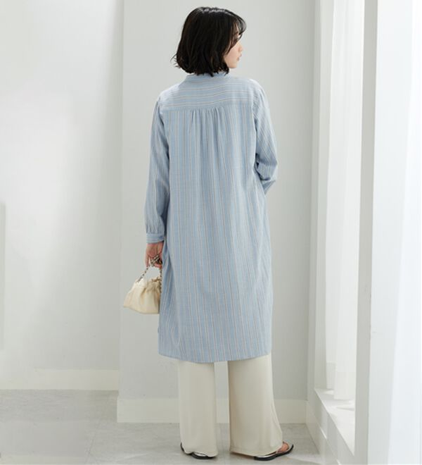 BELLUNA（ベルーナ）の「綿100％ダブルガーゼ素材ワンピース（その他ワンピース）」｜詳細画像