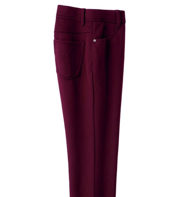 ルフラン（ルフラン）の「天使のぬくもり裏ファーパンツ（フルレングスパンツ）」｜ワイン