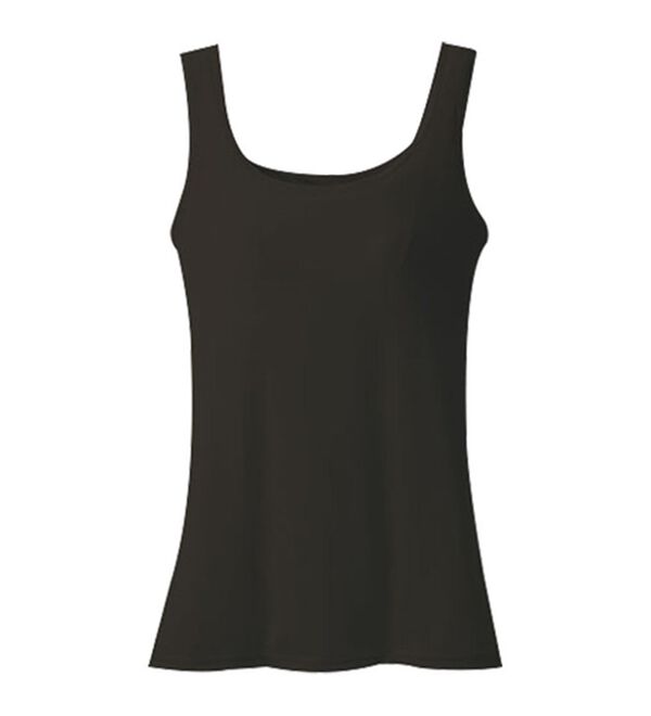 LAVIENNE（ラヴィエンヌ）の「骨格ウェーブさんブラトップ（肌着・インナーウェア）」｜ブラック