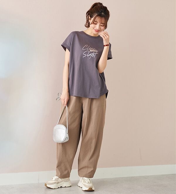 BELLUNA（ベルーナ）の「下半身カバーコクーンシルエットパンツ（フルレングスパンツ）」｜詳細画像