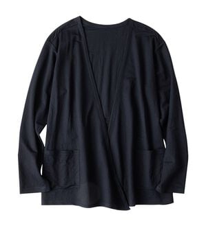 Viola e Viola（ヴィオラ エ ヴィオラ）の「UVカットカーディガン＜ロング丈・ミドル丈＞（その他カーディガン）」｜ネイビー／ミドル丈