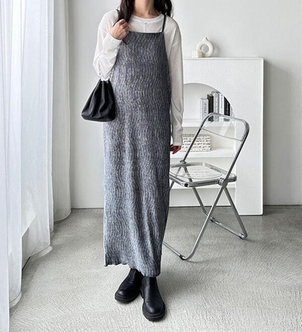 GeeRA（ジーラ）の「ベロアプリーツキャミワンピース（その他ワンピース）」｜詳細画像