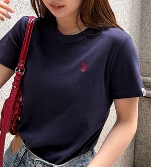 RANAN（ラナン）の「＜U.S.POLO ASSN.＞スムースTシャツ（カットソー）」｜ネイビー