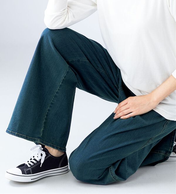 ルフラン（ルフラン）の「Ｃ．Ｂ．Ｓ．ジーンズタックパンツ（フルレングスパンツ）」｜詳細画像