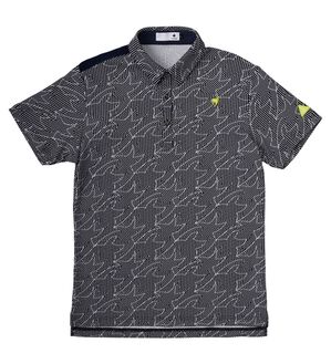 「＜ルコックスポルティフ＞接触冷感シャツ（メンズポロシャツ）」｜ネイビー