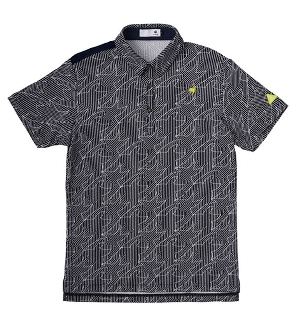 「＜ルコックスポルティフ＞接触冷感シャツ（メンズポロシャツ）」｜ネイビー