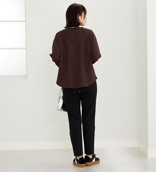 BELLUNA（ベルーナ）の「チノ見えストレッチ素材テーパードパンツ（テーパードパンツ）」｜詳細画像