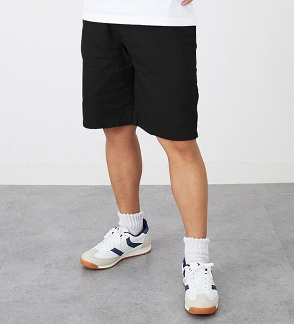 「綿ツイルシャーリングショートパンツ（メンズハーフパンツ）」｜詳細画像