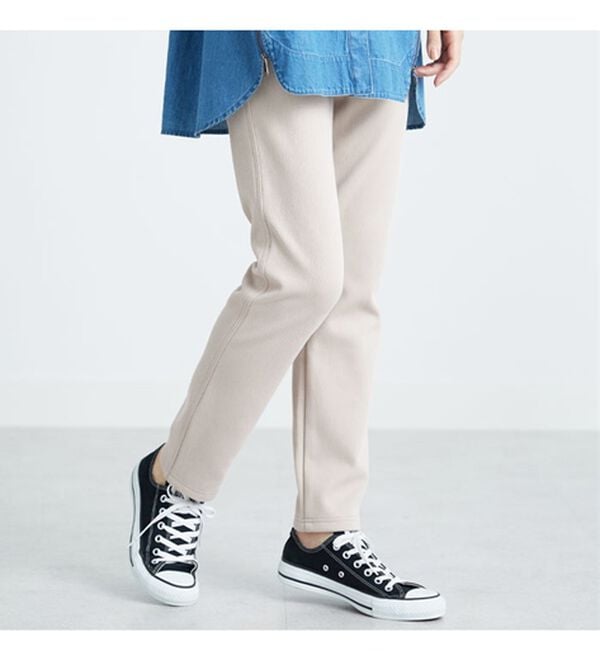 BELLUNA（ベルーナ）の「あったか！裏フリースストレッチパンツ（フルレングスパンツ）」｜詳細画像