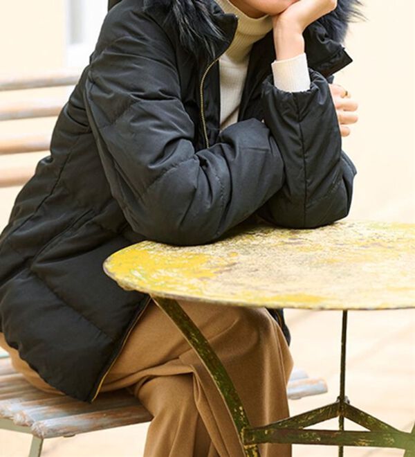 RANAN（ラナン）の「リアルファー付ダウンショートコート（ショートコート）」｜詳細画像