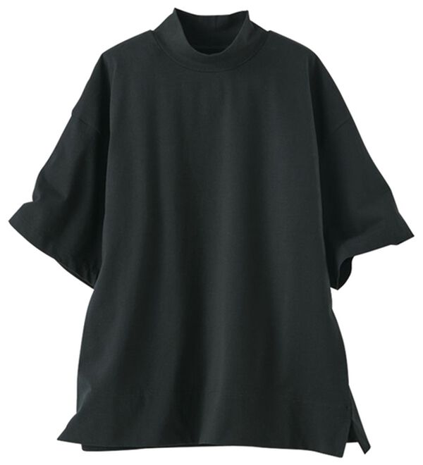 BELLUNA（ベルーナ）の「≪ＨｕｇＲｅａｍコットンＣｏｏｌ≫ひんやりハイネックプルオーバー（カットソー）」｜詳細画像